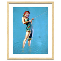 Pinup Fishing Girl