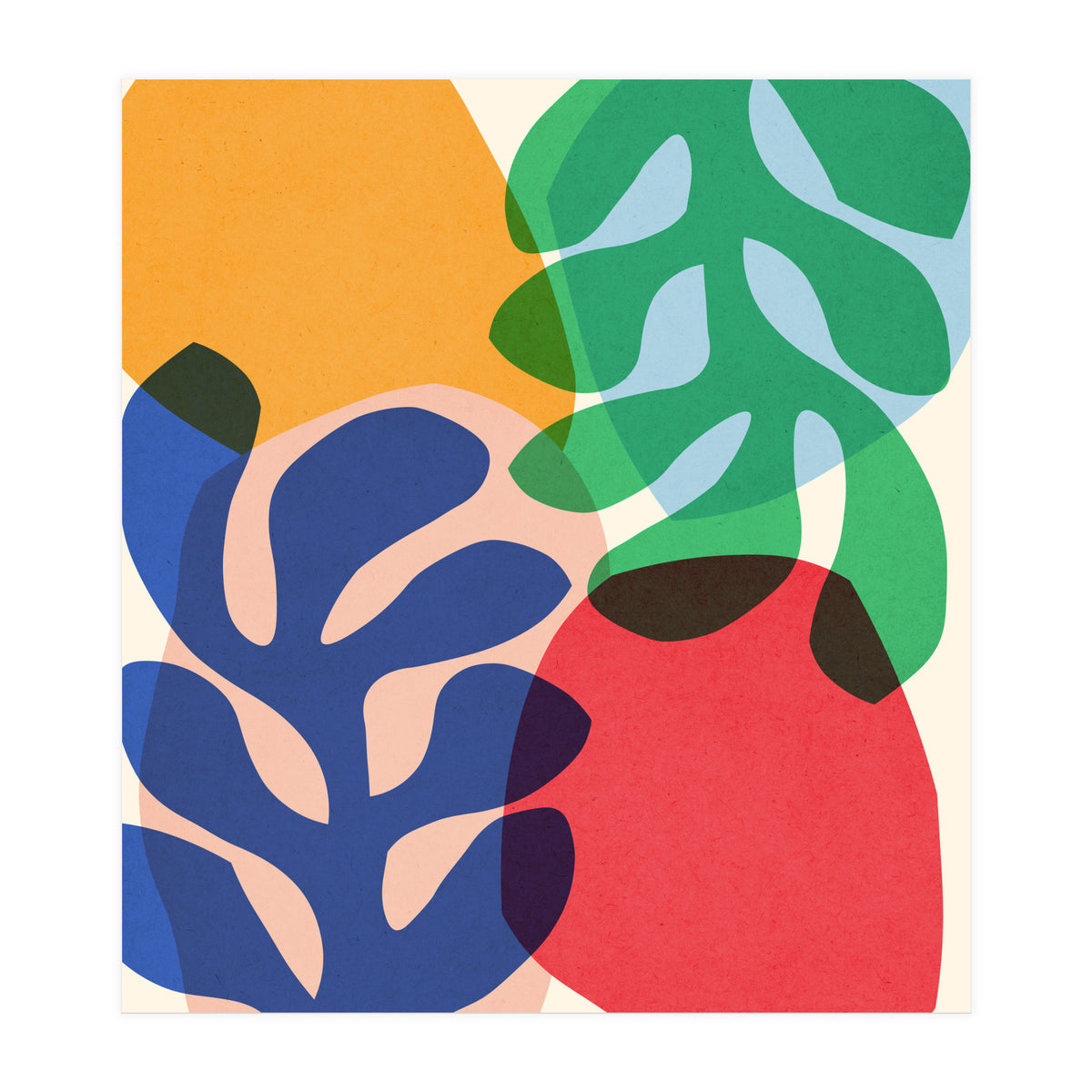 Floral matisse 7 (Print Only)