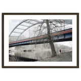 Fishing man under the bridge thumbnail