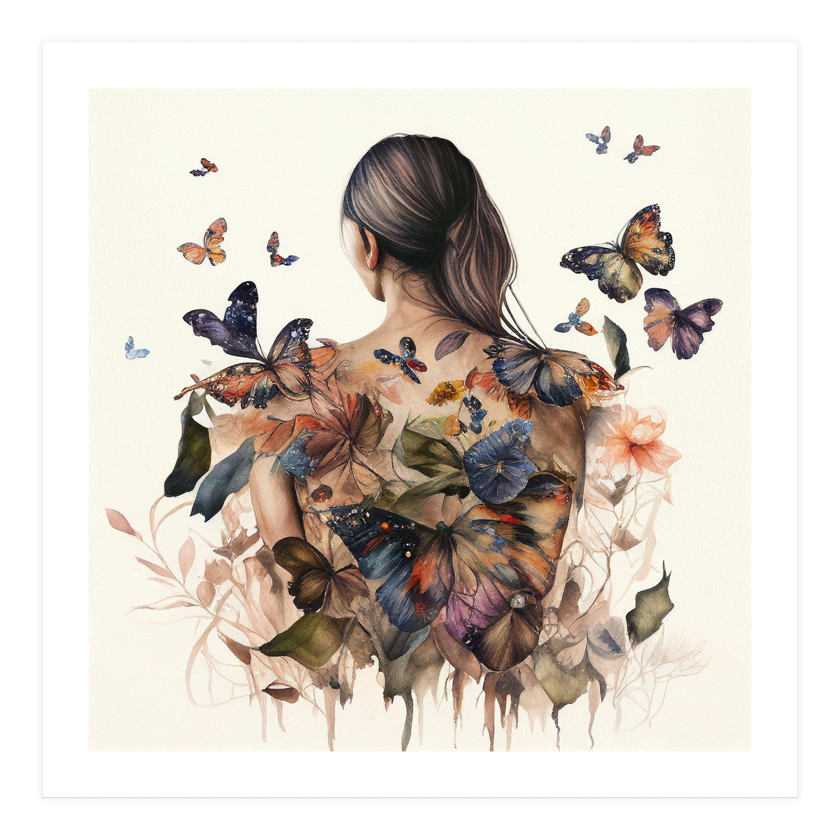 Butterfly Shoulder Bloom (Print Only)