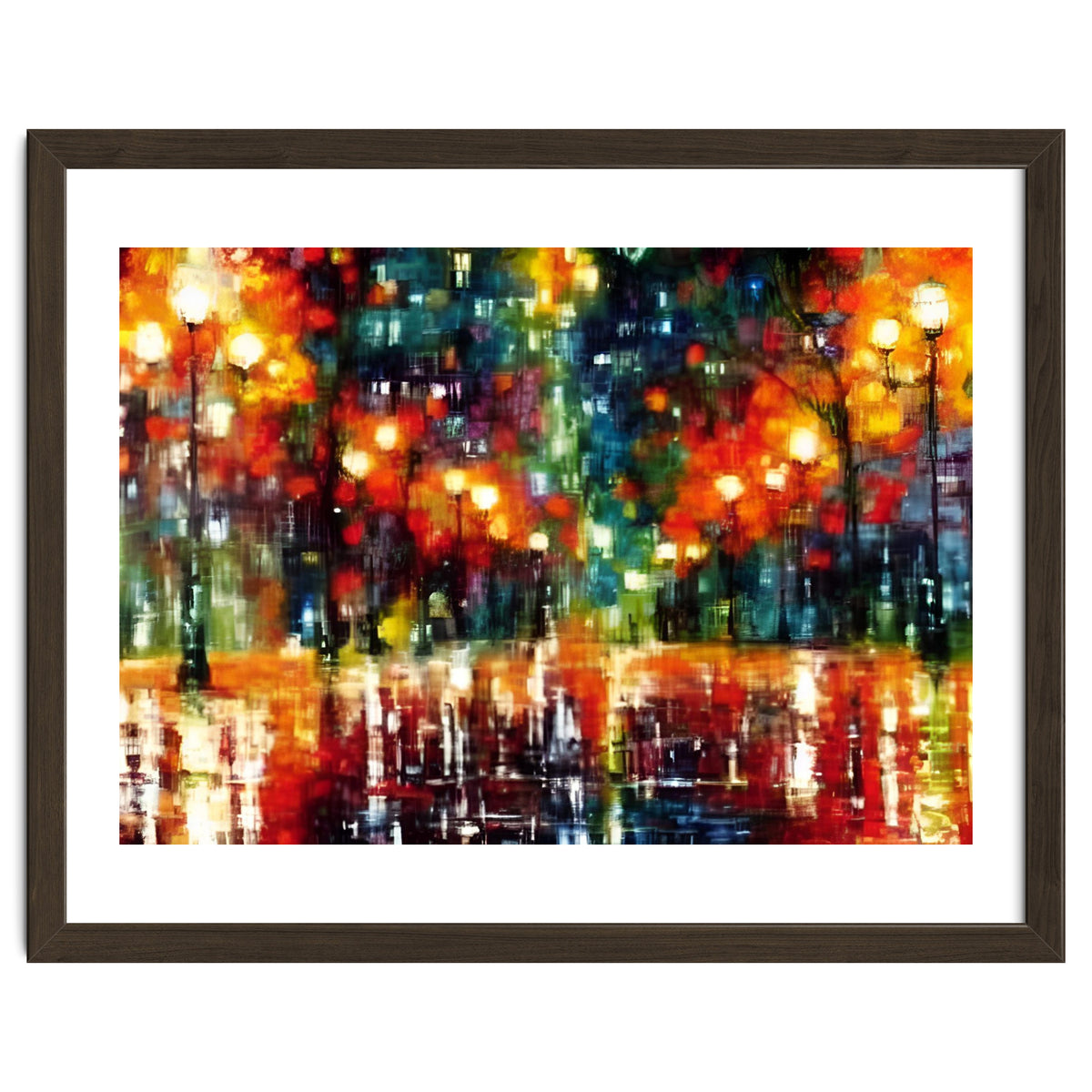 Abstract Contemporary Rainy