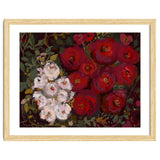 Vintage oil painted moody romantic Roses thumbnail