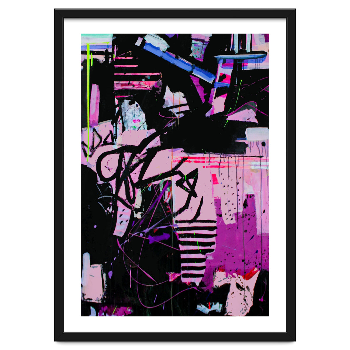 Wild Child Abstract Acrylic Colorful Arthaus Michelle Williams