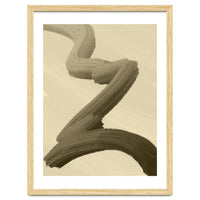 Brushstrokes in Sepia