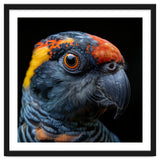 Close Up Of A Colorful Parrot Bird's Head thumbnail