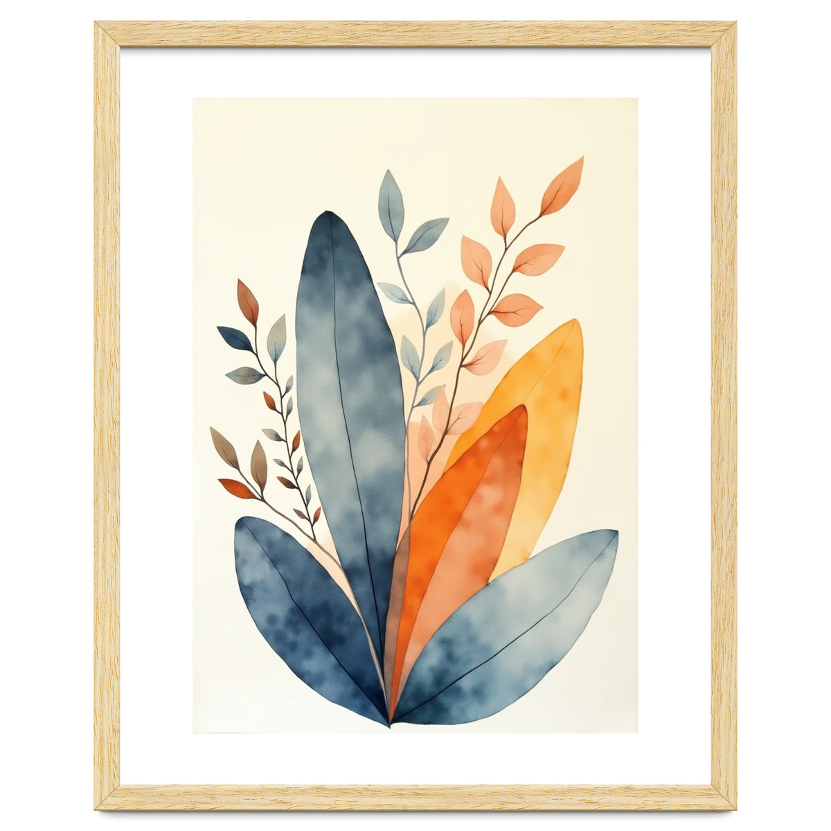 Modern Contemporary Art Flower