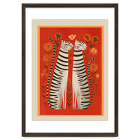 Striped Cat Pair