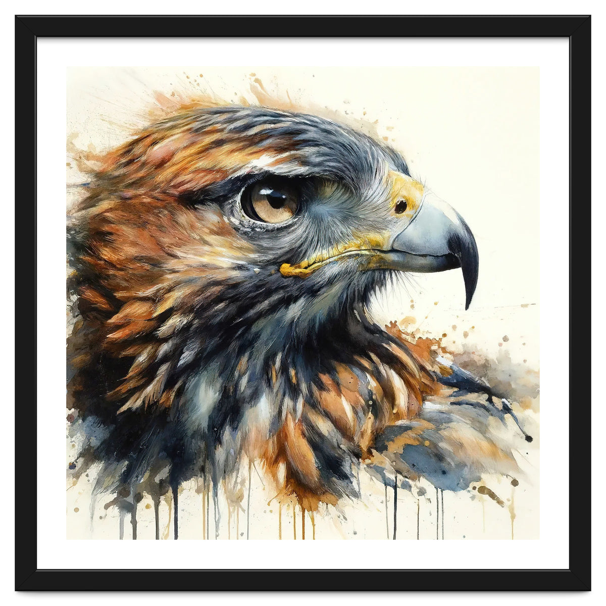 Eagle Gaze Across The Horizon