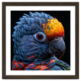 Close Up Vibrant Parrot Eye thumbnail