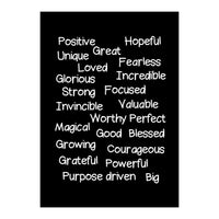 Positive affirmations (Print Only)