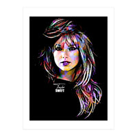 Taylor Swift Colorful Art 2 (Print Only)