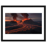 Volcanic Fury: Erupting Mountain Landscape thumbnail