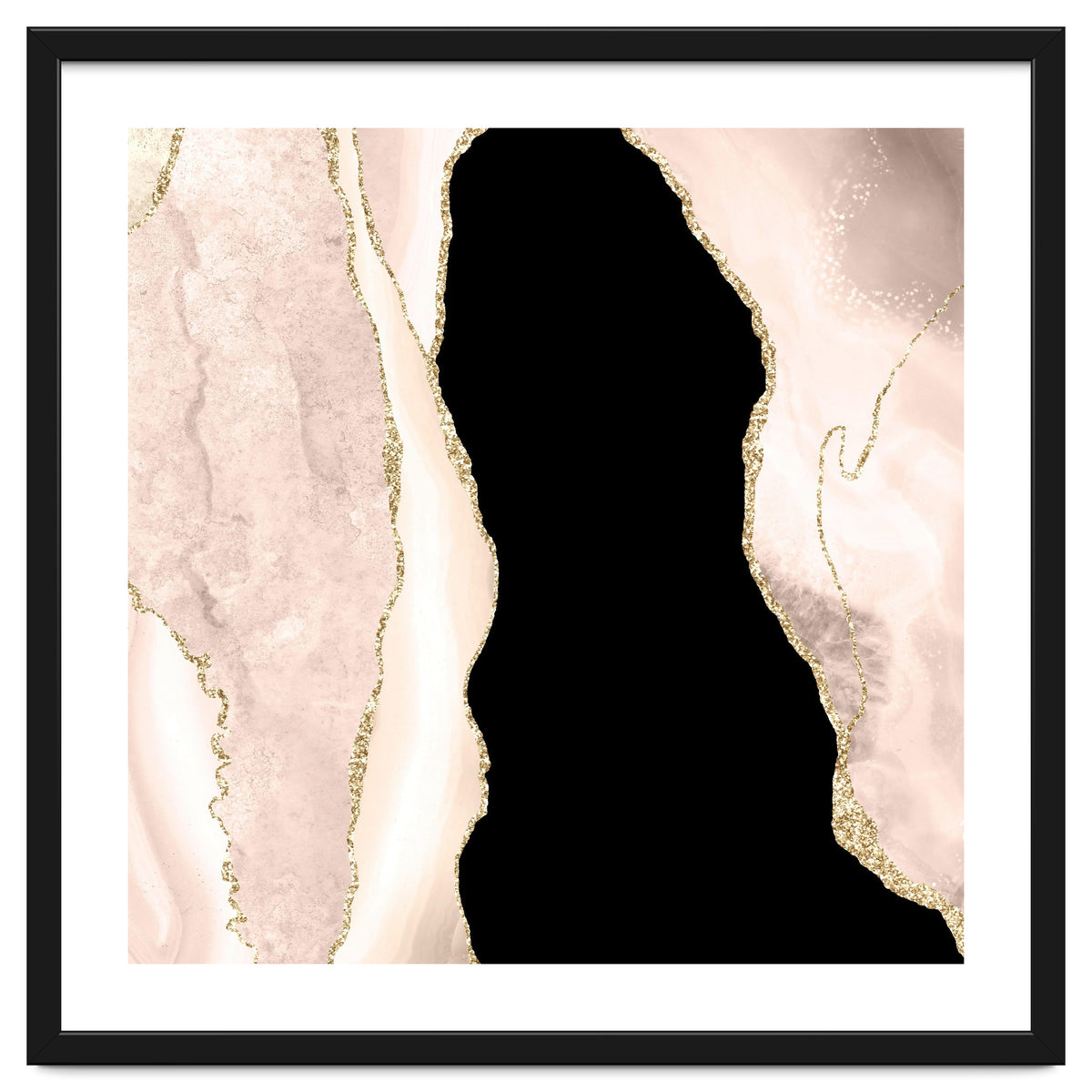 Ivory & Gold Agate Texture 02