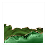 Green & Gold Agate Texture 30  (Print Only) thumbnail
