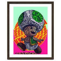 Toad Mushroom Cartoon Pop Art