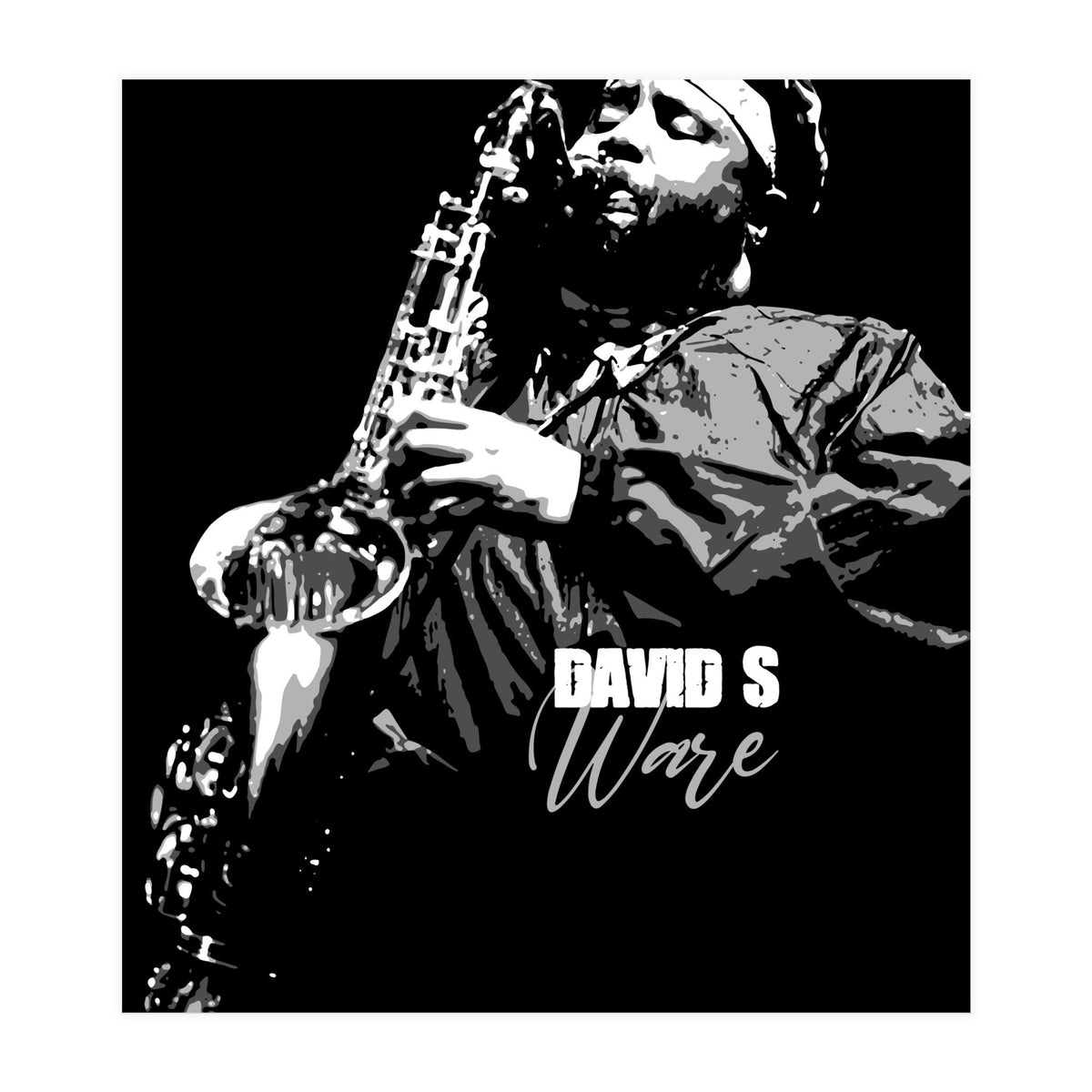 David S Ware American Jazz Saxophonist (Print Only)