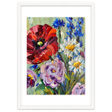 Vibrant Wildflower Meadow Oil Painting thumbnail