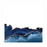 Navy & Gold Agate Texture 26  (Print Only) thumbnail