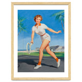 Pinup Girl On The Tennis Course thumbnail