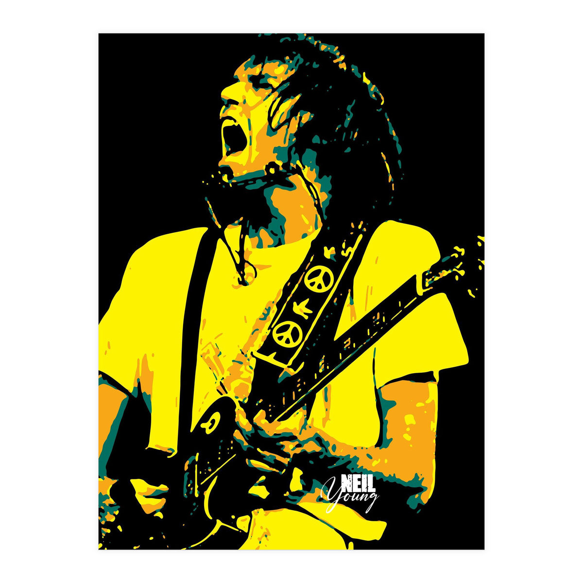 Neil Young Musician Legend 2 (Print Only)