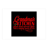 Grandmas Kitchen Good Food Served Daily With A Heaping Spoon Of Love (Print Only) thumbnail