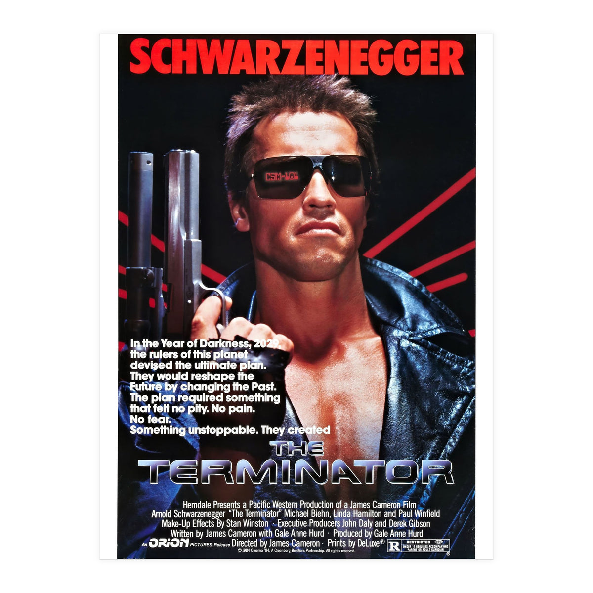 THE TERMINATOR (1984), directed by JAMES CAMERON. (Print Only)