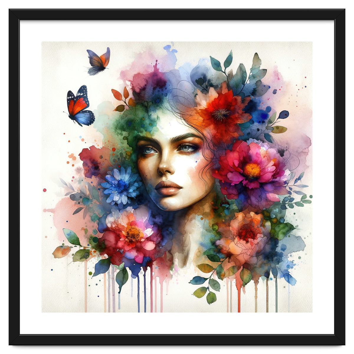 Ethereal Floral Portrait