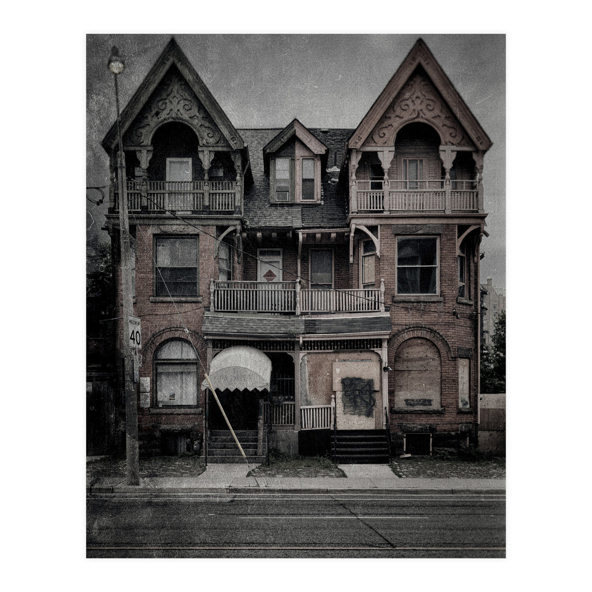 Nos 9 - 11 Spadina Road 2 Old Film Version (Print Only)