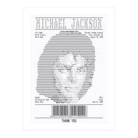 Receipt Art Michael Jackson (Print Only)