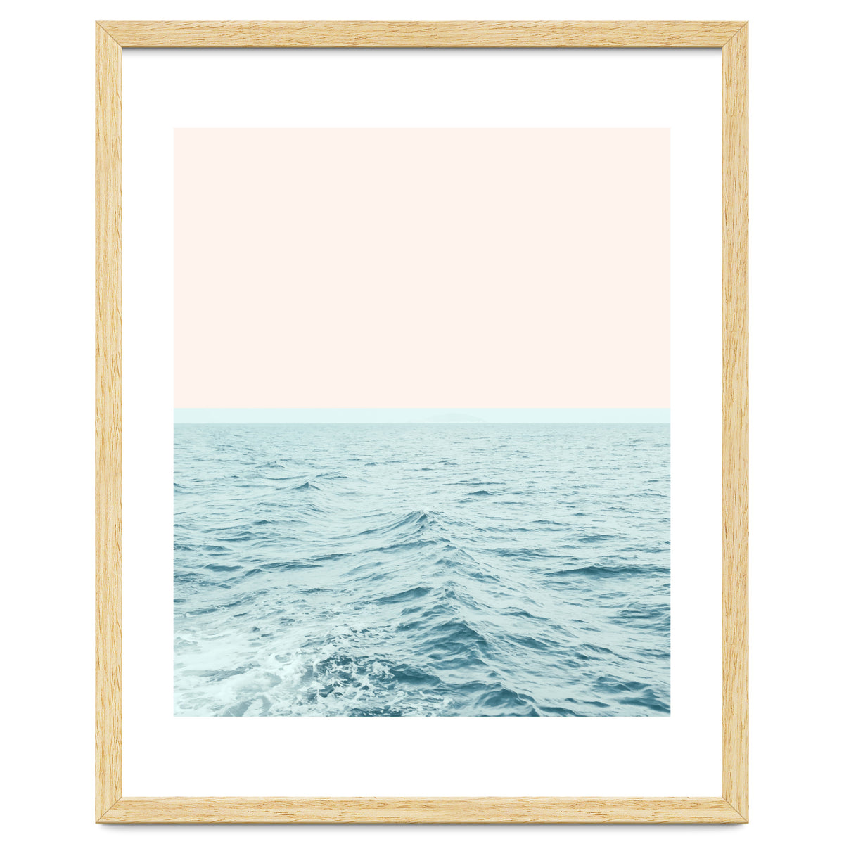 Sea Breeze, Minimal Nature Ocean Photography, Scenic Landscape Pastel Luxe Sea