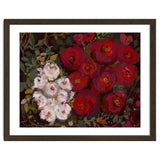 Vintage oil painted moody romantic Roses thumbnail