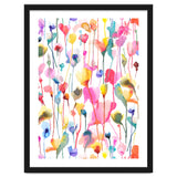 Watercolour Colourful Wild Flowers thumbnail