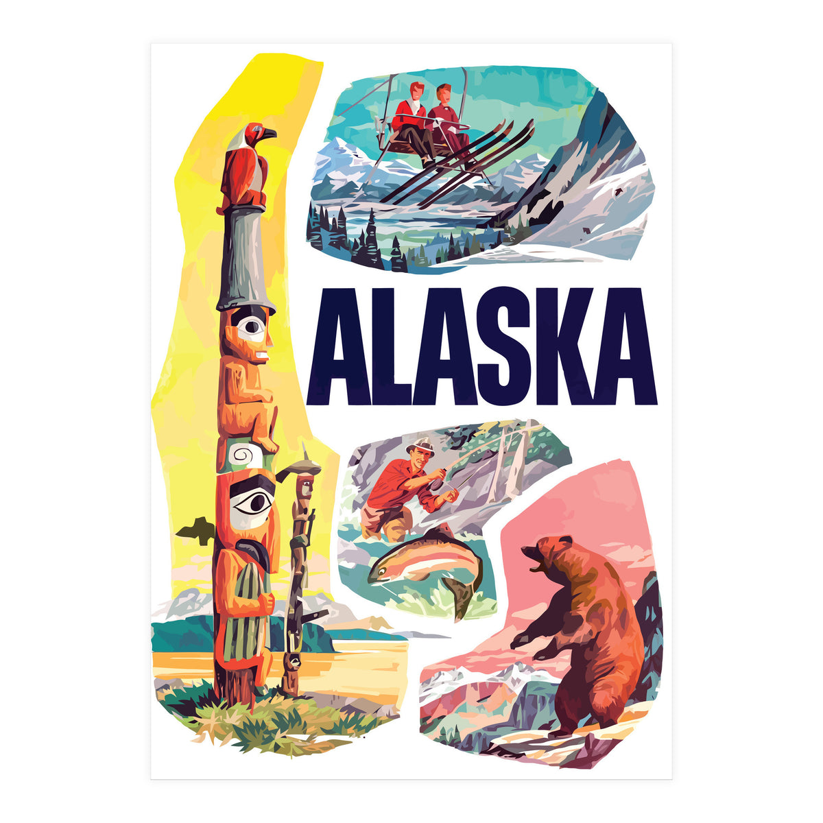 Alaska, Tourist Attractions (Print Only)