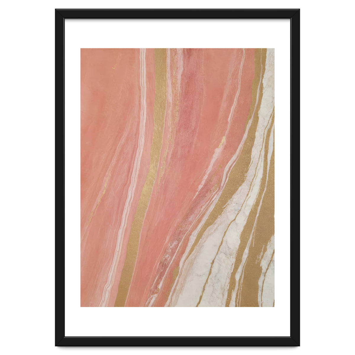 Blush Marble With Gold