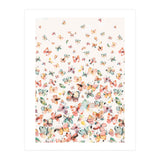 Watercolor Spring Butterflies Apricot (Print Only) thumbnail