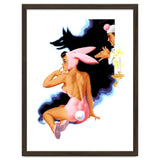 Pinup Bunny And A Big Bad Wolf thumbnail
