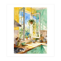 Matisse Inspired Kitchen Room (Print Only)