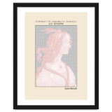 Portrait of Simonetta Vespucci as Nymph – Sandro Botticelli (ascii art) thumbnail