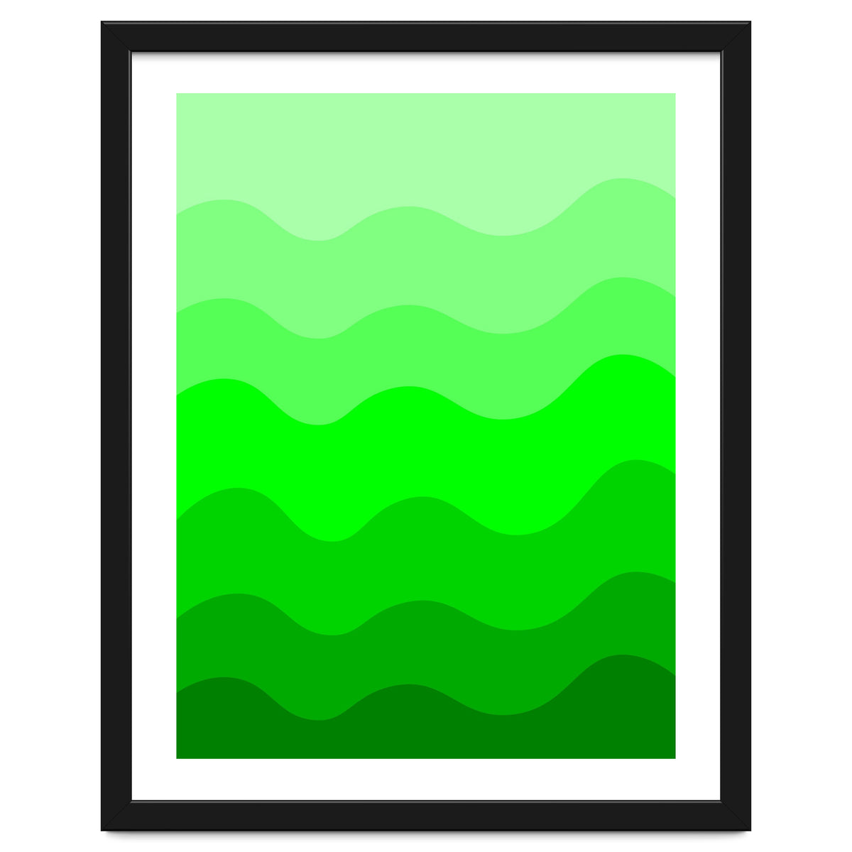 Green gradient design