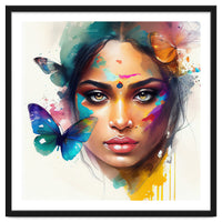 Holi Glow Hindu Portrait