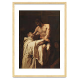 Francisco Ribalta / 'Christ Embracing Saint Bernard', ca.  1626, Spanish School, Oil on canvas. thumbnail