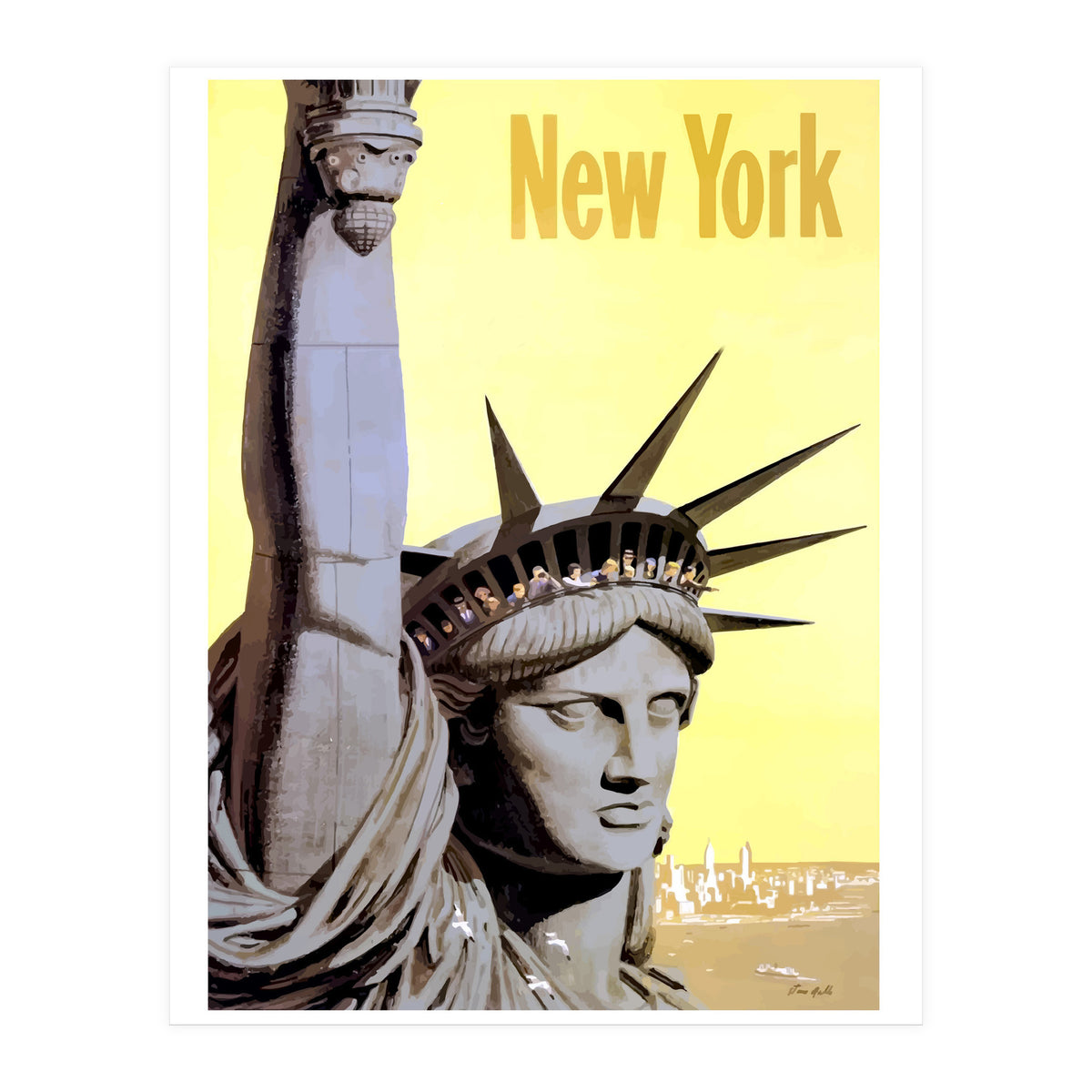 New York, Liberty Lady (Print Only)
