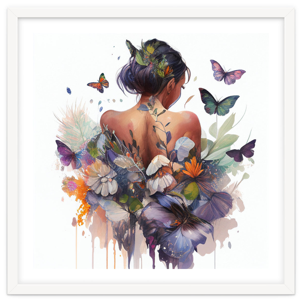 Butterfly Botanical Back