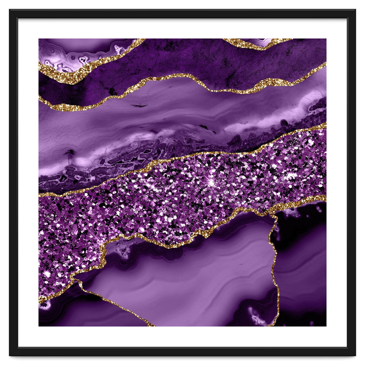 Agate Glitter Ocean Texture 02