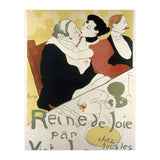Henri de Toulouse-Lautrec: Poster for the novel Reine de joie, moeurs du demi-monde by Victor Joze. (Print Only) thumbnail