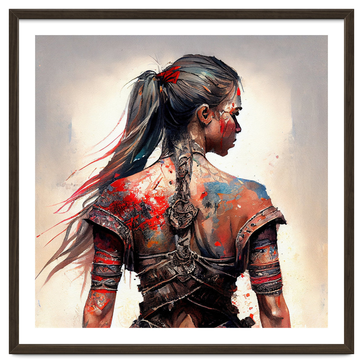 Powerful Warrior Back Woman #4