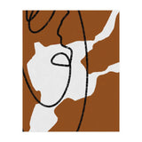 Abstract Brown and Black Lines (Print Only) thumbnail