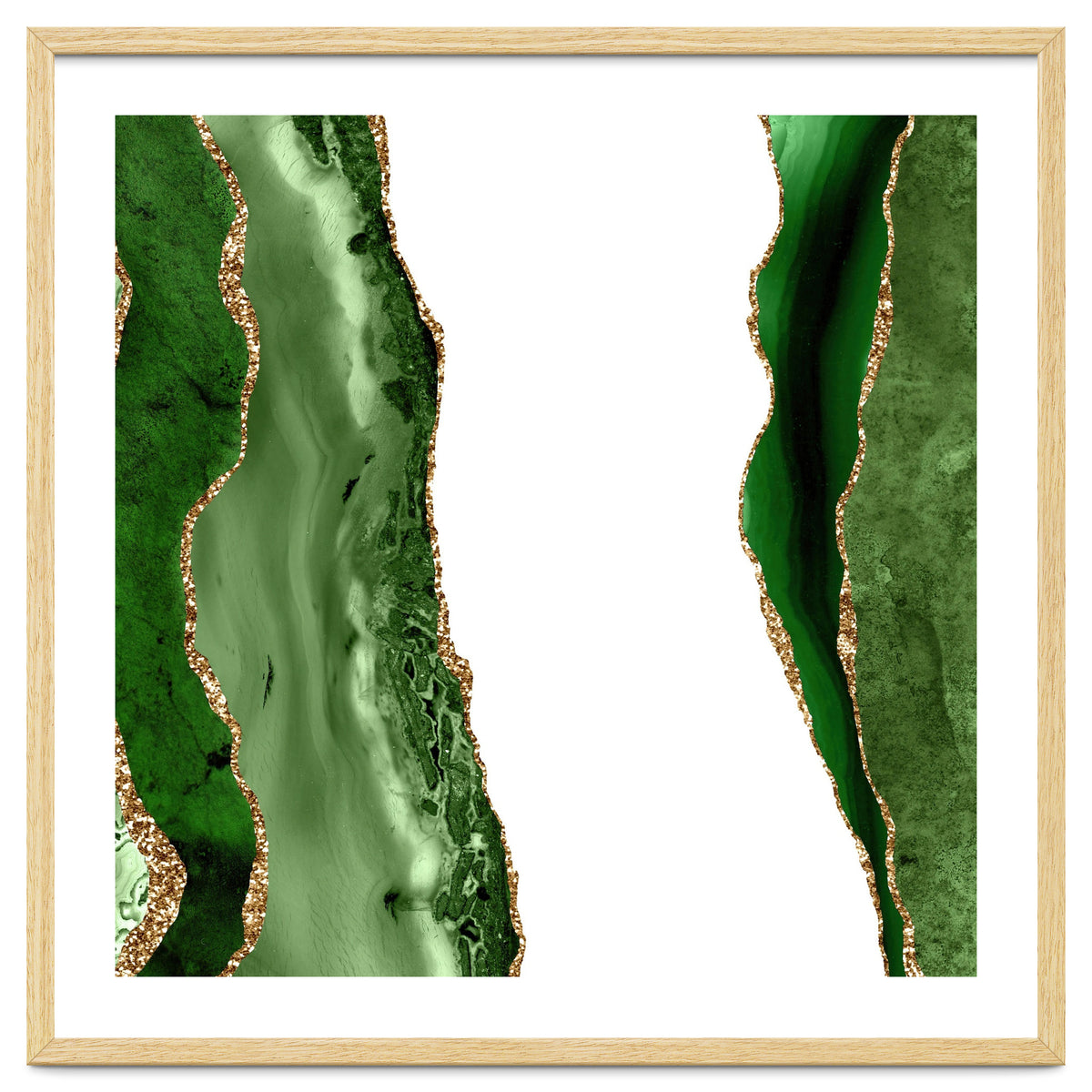 Green & Gold Agate Texture 20
