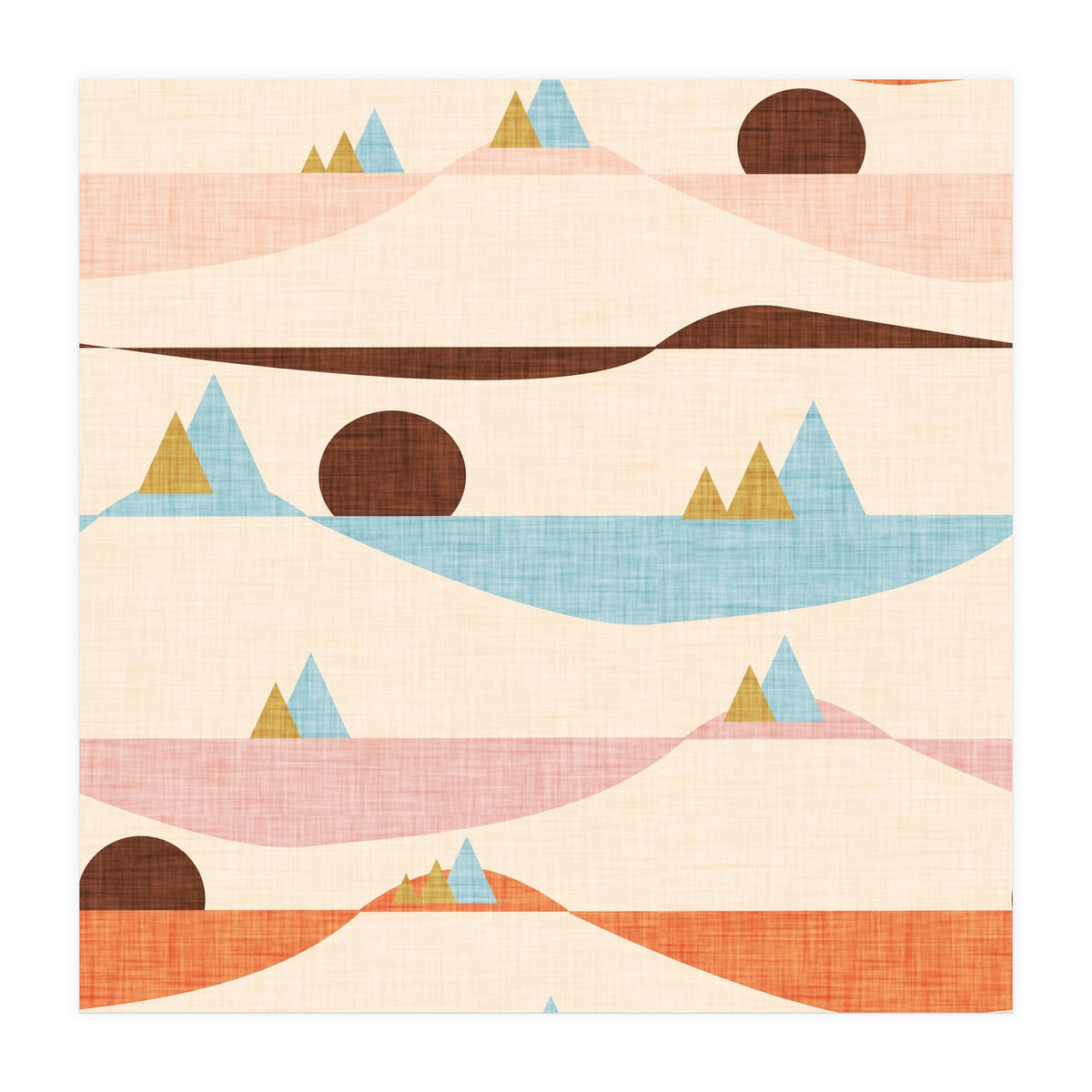 Apricity Landscape Beige (Print Only)