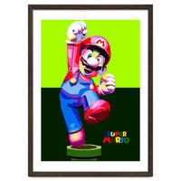 Super Mario Cartoon Character Pop Art